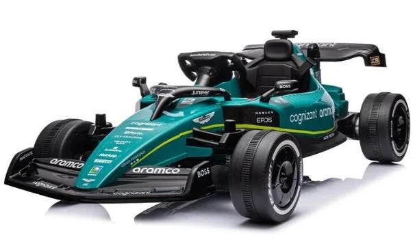 Aston Martin F1 kinderauto 12V, Kinderen en Baby's, Speelgoed | Buiten | Accuvoertuigen, Nieuw, Ophalen of Verzenden