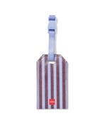 HEMA Bagagelabel 5.4x9.6cm strepen, Verzenden, Nieuw, Blauw