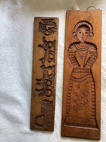Plank (2) - Hout - Twee speculaasplanken