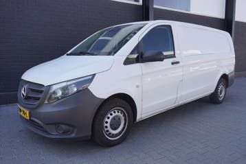 Mercedes-Benz Vito L2H1 | Financial Lease voor 242 p/mnd, Stof, Gebruikt, Overige carrosserieën, Wit
