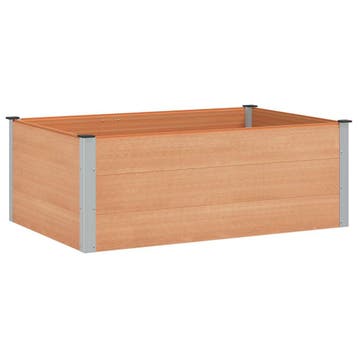vidaXL Verhoogde plantenbak Bruin 150 x 100 x 54 cm, Verzenden, Nieuw, 100 cm of meer, 30 tot 60 cm