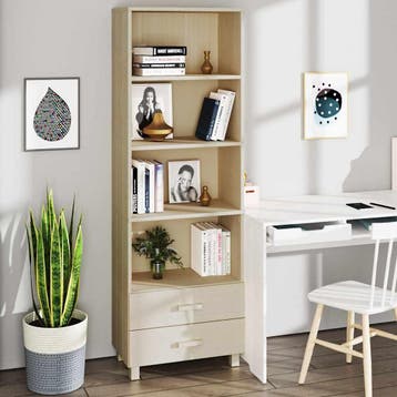 vidaXL buffetkast HAMAR 60x35x180 cm massief grenenhout, Minder dan 50 cm, Verzenden, Nieuw, Minder dan 100 cm