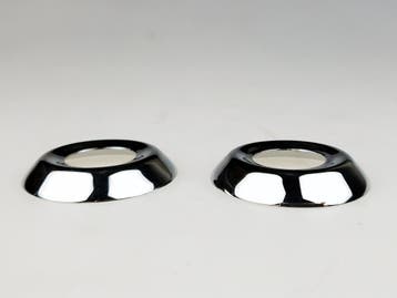Raamslinger afstandsring chrome Volvo P1800 SET, Ophalen of Verzenden, Nieuw