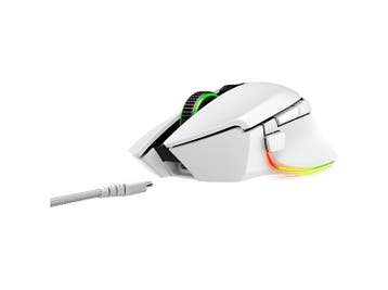 Razer -  Basilisk V3 Pro Draadloze Gamingmuis  - Wit, Rechtshandig, Muis, Ergonomisch, Verzenden