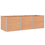 vidaXL Verhoogde plantenbak Bruin 300 x 100 x 91 cm, Tuin en Terras, Bloembakken en Plantenbakken, Verzenden, Nieuw, 100 cm of meer