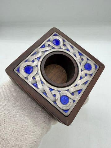 Ottaviani - Kaarsenstandaard met oor - .925 zilver, Antiek en Kunst