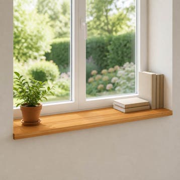 vidaXL Raamkozijnen 2 st Licht Bruin 80x 40 x 2 cm Massief, Verzenden, Nieuw
