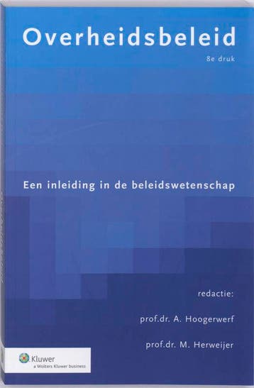 Overheidsbeleid 9789013051926, Verzenden, Zo goed als nieuw