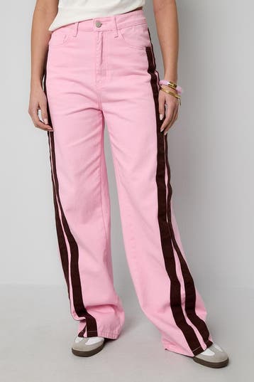 Statement stripe jeans, Colors, Verzenden, Nieuw