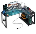Hoekbureau L-Vorm met Plank en USB – 120 cm, Verzenden, Nieuw