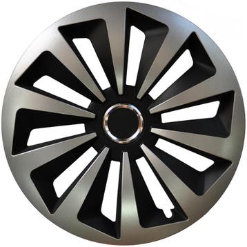 Wieldoppen  Fox Ring Zilver/Zwart Mix 15 Inch, Verzenden, Nieuw