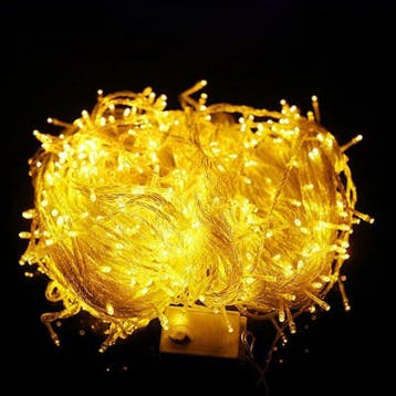 Kerstboomverlichting - 50 Meter - Geel, Diversen, Ophalen of Verzenden, Nieuw