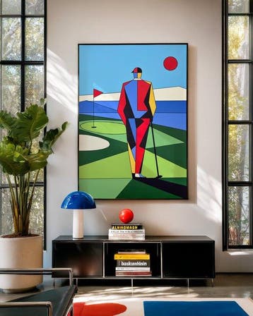 Alejandro Gonzalez - Campo de Golf 4 - XL (NO Reserve), Antiek en Kunst