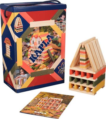 KAPLA - KAPLA Barrel - Constructiespeelgoed - HERFST DOOS -, Ophalen of Verzenden, Zo goed als nieuw
