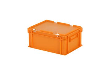 Stapelbak met deksel - 400 x 300 x H 190 mm (gladde bodem) -, Ophalen of Verzenden, Nieuw