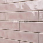 Wandtegel handvorm rose roze 5x25 wandtegel tegeloutlet, Ophalen, Nieuw, 10 m² of meer, Wandtegels