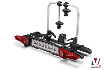 Volkswagen fietsendrager voor 2 fietsen (basis II), Auto diversen, Nieuw, Ophalen of Verzenden, 2 fietsen, Trekhaakdrager