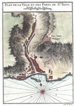 Afrika - Santiago, Kaapverdië; N. Bellin - Plan de la Ville, Nieuw