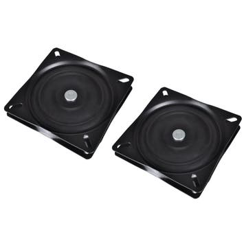 vidaXL Draaiplateaus voor bootstoelen 2 st standaard, Verzenden, Nieuw
