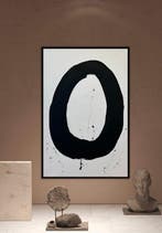 Stefanie Raus - Black Circle 1514 XXL, Antiek en Kunst