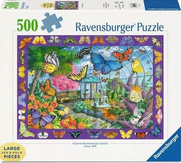 Butterfly Place Puzzel (500 XL stukjes) | Ravensburger -, Hobby en Vrije tijd, Verzenden, Nieuw