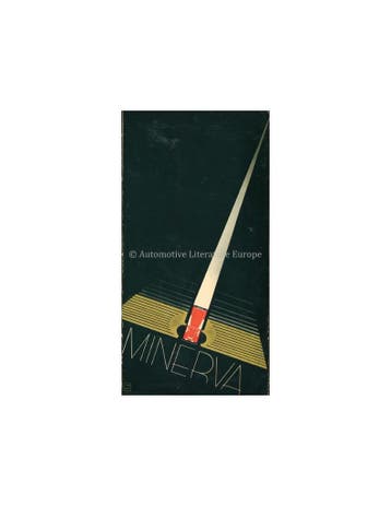 1934 MINERVA M4 12HP BROCHURE NEDERLANDS, Nieuw, Author