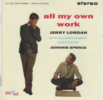 cd - Jerry Lordan - All My Own Work, Verzenden, Zo goed als nieuw