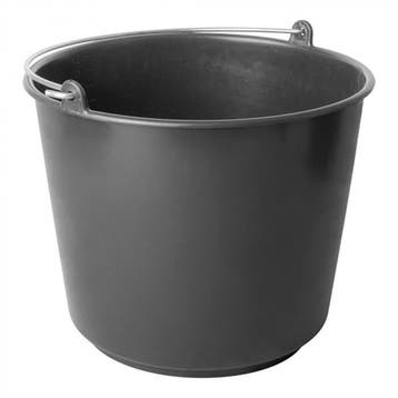 Emmer | Zwart | Polyetheen | Handvat | 2 formaten, Verzenden
