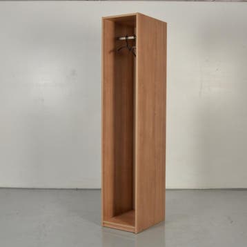 Garderobekast Officenow - Kersen Havanna - 198 x 40 cm -, Ophalen of Verzenden, Nieuw