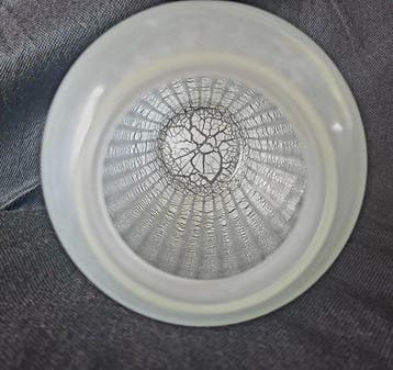 Leerdam - A.D. Copier - Balustervaas - Glas - Tincraquele, Antiek en Kunst