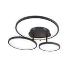 Qazqa plafondlamp Rondas, 3-staps dimbaar, 3-lichts, Ophalen of Verzenden, Nieuw in verpakking, Verlichting