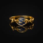 Oud-Romeins, Keizerrijk Ring met een draadgewikkelde, Antiek en Kunst