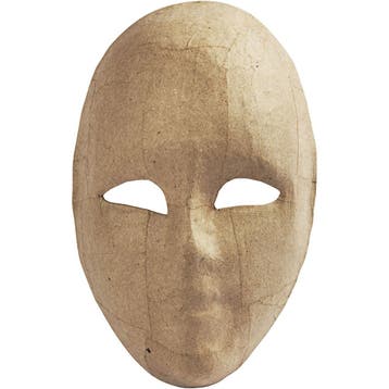 Volledig masker, H: 23 cm, B: 16 cm, 1 stuk, Nieuw