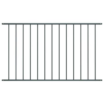vidaXL Schuttingpaneel Woerden 163x100 cm antracietkleurig, Verzenden, Nieuw, IJzer