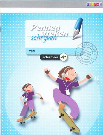 Pennenstreken versie 2 Schrijfboek 4A blokschrift (per 5 stu, Verzenden, Nieuw
