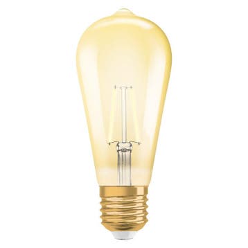 Ledvance Vintage 1906 LED ST64 lamp E27 2.5W/824 220lm Goud, Ophalen of Verzenden, Nieuw