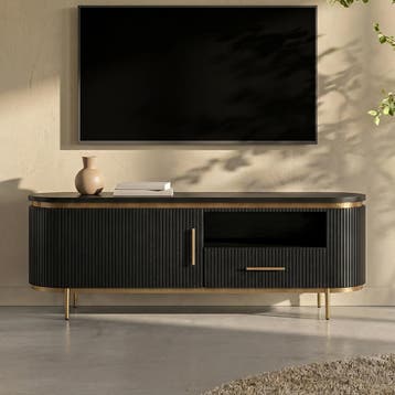 *WOONWINKEL* Tower Living Rivello Tv-meubel Ovaal Met Messin, Verzenden, Nieuw