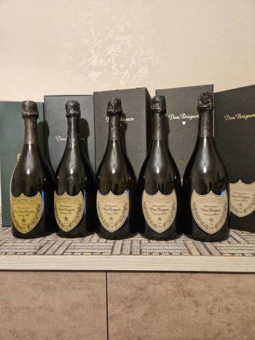 Dom Pérignon, 1992, 2000, 2009, 2010 & 2013 - Champagne Brut, Verzamelen, Nieuw