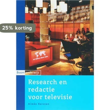 Research en redactie voor televisie - A. Kersten, Verzenden, Gelezen, A. Kersten