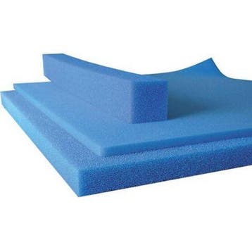 Blauw filter schuim middelgrof 50x50x5cm., Ophalen of Verzenden, Nieuw