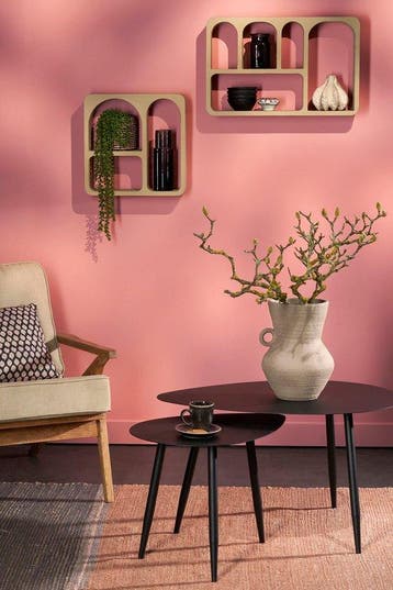 2dekans | Mica Decorations Bijzettafel - Set van 2 - L80 x, Ophalen of Verzenden, Zo goed als nieuw