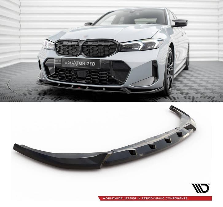 Front splitter V.1 voor BMW 3 serie G20/G21 M-Pack Facelift, Auto diversen, Tuning en Styling, Ophalen of Verzenden