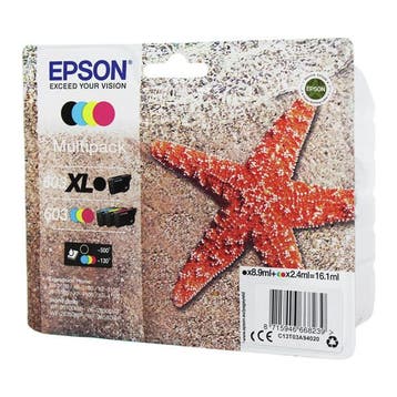 Epson 603(XL) (T03A9) multipack Inktcartridge (origineel), Computers en Software, Printerbenodigdheden, Verzenden, Nieuw, Cartridge