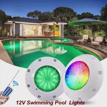 RGB LED Zwembadverlichting - Waterdicht IP68 Wandmontage - K, Tuin en Terras, Verzenden, Nieuw