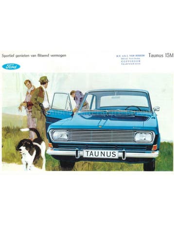 1966 FORD TAUNUS 15M BROCHURE NEDERLANDS, Nieuw, Ford, Author