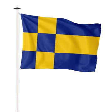 Vlag Tilburg 150x225cm (voor masten 6 en 7 meter), Nieuw