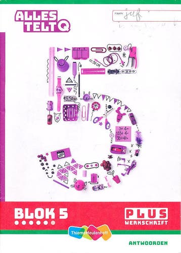 Alles Telt Q Antwoorden Werkschrift Plus blok 5 groep 5, Verzenden, Nieuw