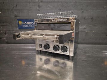 Toaster | Milantoast | transportband broodrooster | RVS |, Nieuw in verpakking, Ovens, Magnetrons en Steamers