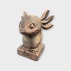 Bust of a Axolotl Bust statue - handpainted home decor dog l, Verzamelen, Verzenden, Nieuw