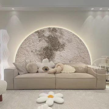 Creatieve Maan Wandlamp met Afstandsbediening - Dimbaar LED, Verzenden, Nieuw